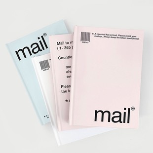 韩国代购 信 OAB日程周月手账计划本日记简约记事ins风寄给自己