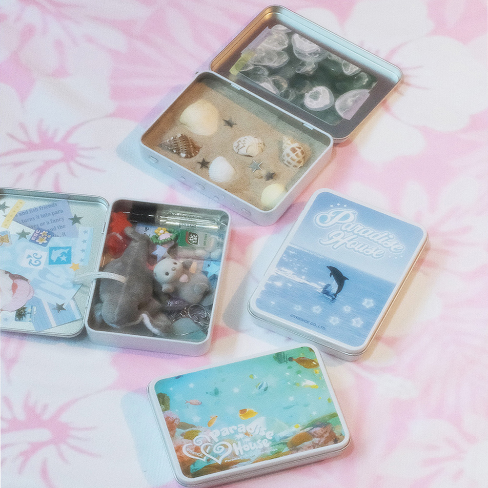 金属首饰贴纸卡片便携收纳盒