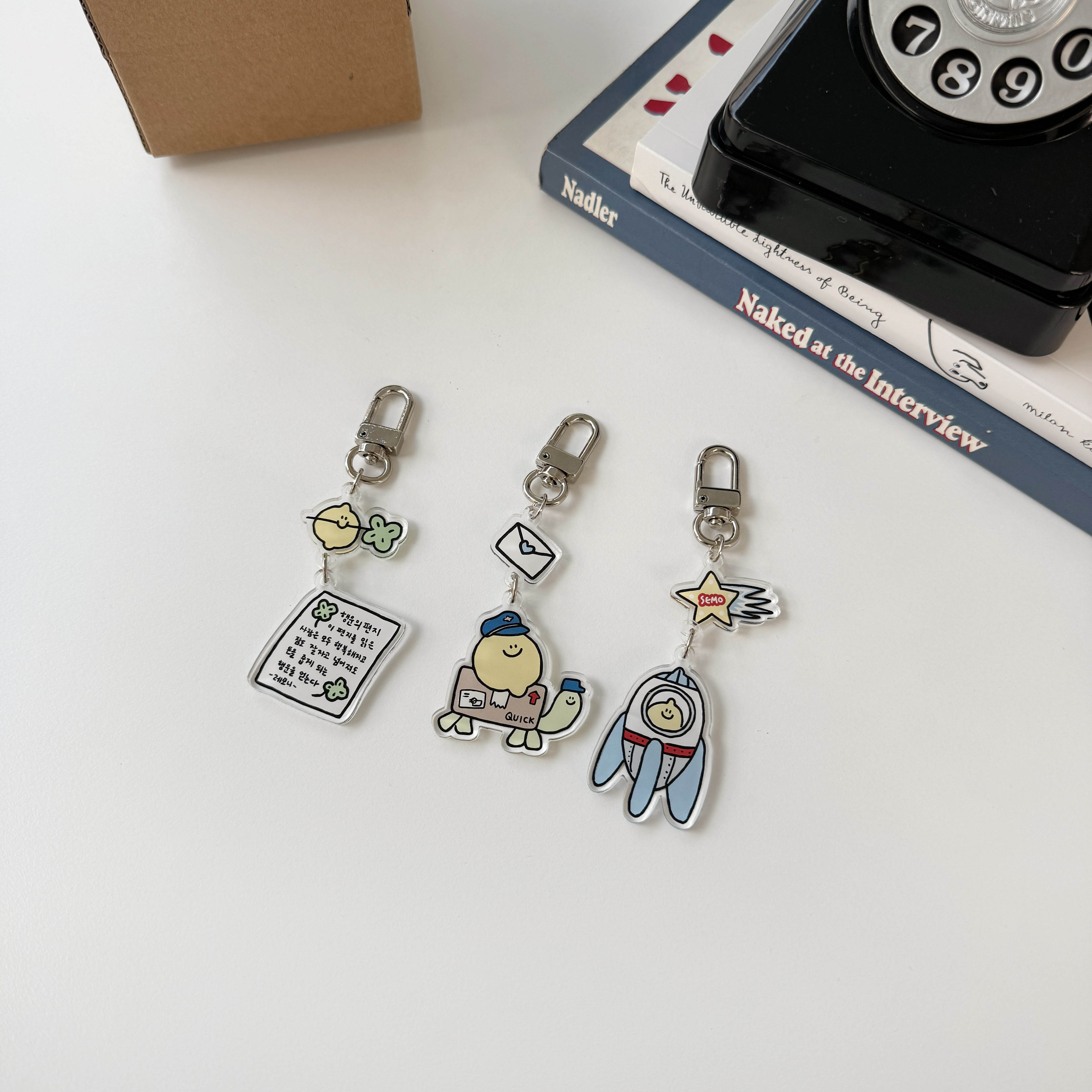 亚克力钥匙扣小挂件包包配饰