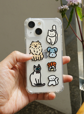 Zeroperzero韩国代购 小清新涂鸦卡通贴纸手账素材diy装饰手机贴