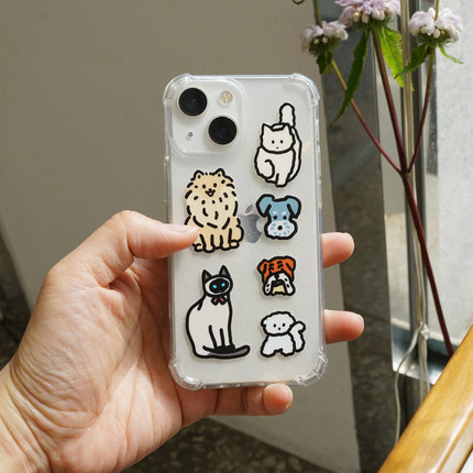 Zeroperzero韩国代购 小清新涂鸦卡通贴纸手账素材diy装饰手机贴