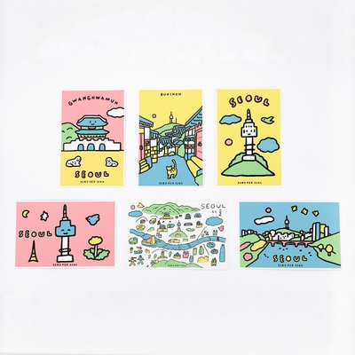 【可爱插画】【留言墙面装饰卡】