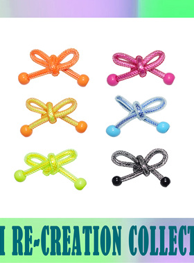 YUNKIXU RECREATION配饰彩色可爱珠珠蝴蝶结少女趣味日系原创耳钉