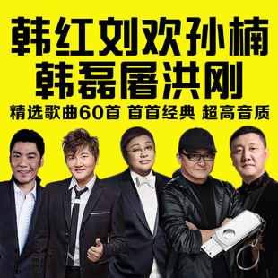 韩红刘欢孙楠韩磊屠洪刚歌曲U盘老歌曲专辑车载音乐MP3音频优盘