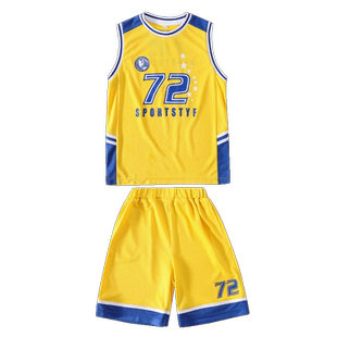 儿童篮球服套装男童学生球服运动训练球衣女童训练背心篮球衣幼童