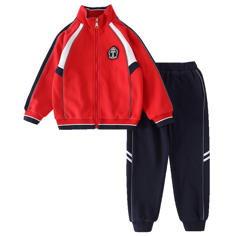 幼儿园园服男女童小学生班服儿童加绒加厚秋冬款运动校服两件套装