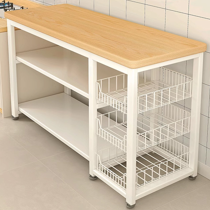 厨房置物架多功能菜篮子切菜工作台微波炉碗柜收纳架边柜多层桌子,厨房/烹饪用具,微波炉置物架,淘宝优惠券,粉丝福利购,淘宝优惠卷
