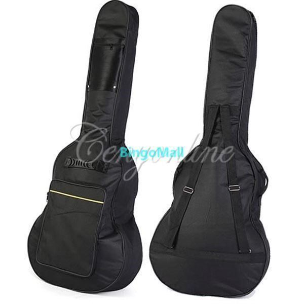Durable Soft Acoustic Guitar Bass Case Bag Holder With Dou在類目 影音電器, 影音家電配件, 更多影音配件中 - 來自Buy2taobao.com提供專業的淘寶代購服務