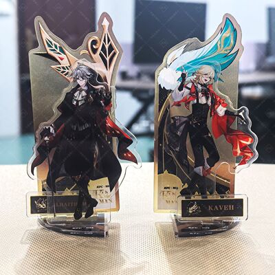 三插原神联动肯德基KFC周边艾尔海森卡维吧唧周边亚克力立牌摆件