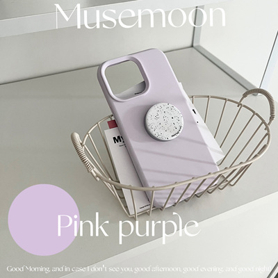 iphone15promax奶芋紫色泼墨支架