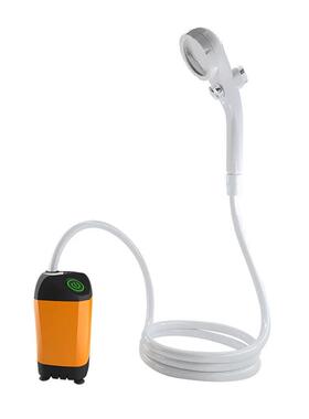 Outdoor Camping Shower IPX7 Waterproof Orange with Digital D