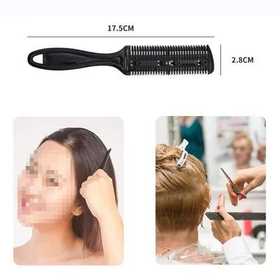 Barber Hair Cutting Comb Thinning Razor Blades Hair Trimmer