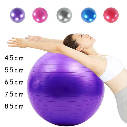 PVC Fitness Yoga Balance Ball瑜伽球Home Gym Bola Pilates跨境
