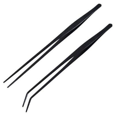 2PCS Aquarium Plant Tweezers Corrosion Resistant 27cm