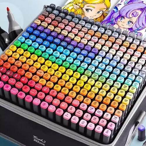 Marker pen 100 color suit animation cartoon 48 color touch a