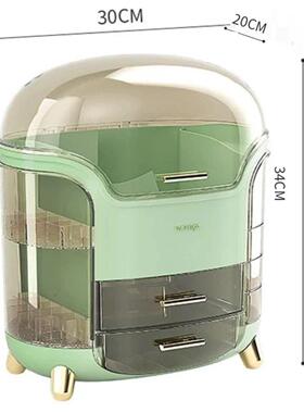 Transparent Desk Makeup Organizer Box 透明桌面化妆收纳盒