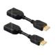 Female Swivel Any Male Angle Black Converter HDMI Adapter