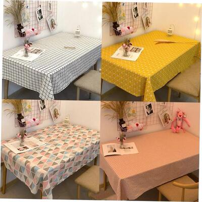 Tablecloth Waterproof Table Cover Cloth Round Rectangular