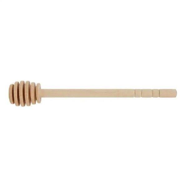 1-10PCS Honey Dipper Stick Long Handle Wood Honey Mixer