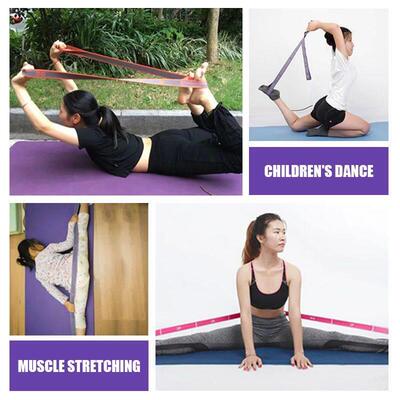 Multi-Section Elastic Yoga Resistance Bands Adult Child Danc