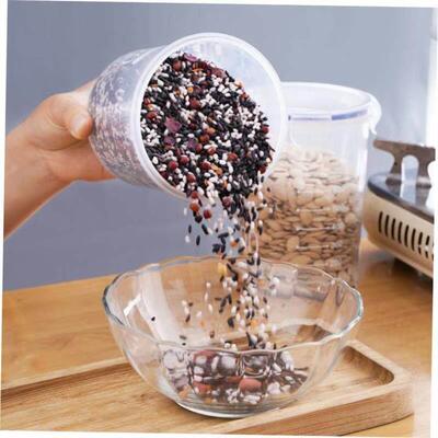 kitchen food plastic storage container box can bean bottle