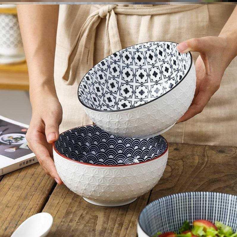 high quality 6 inch soup bowl restaurant ramen salad bowl