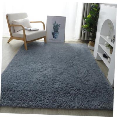 Fluffy Area Rugs for Bedroom Shaggy Floor Mat Carpet 地毯垫1