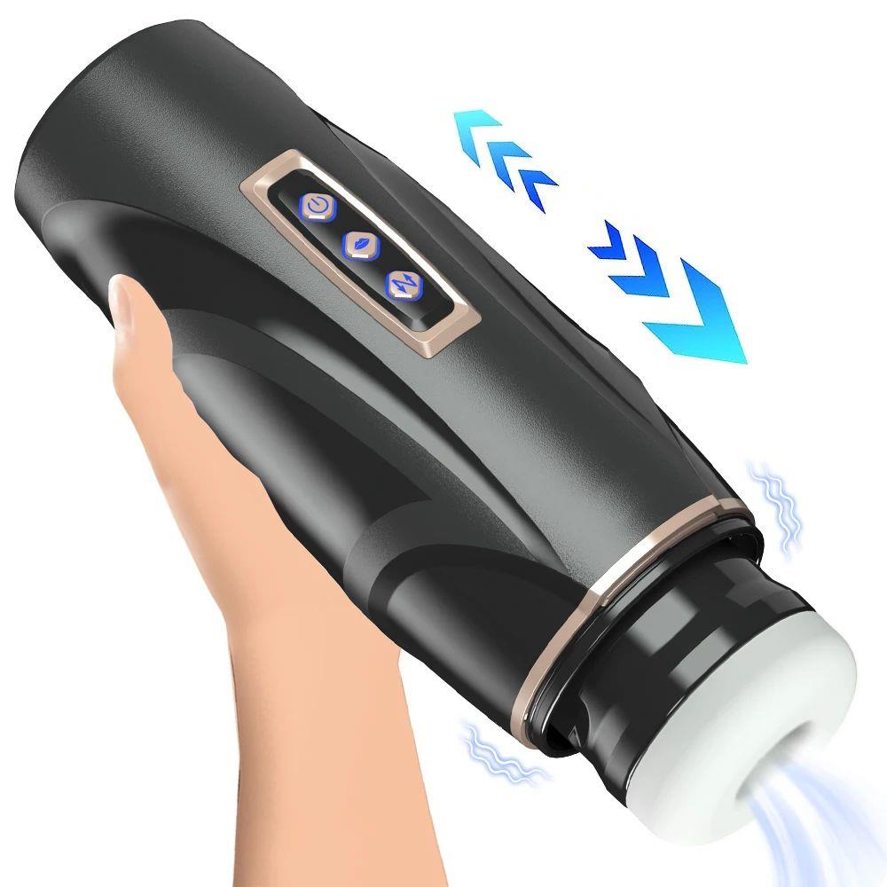 Fully automatic retractable aircraft cup, male masturbation