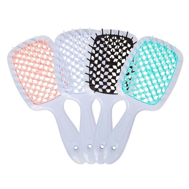 Skeleton Comb Smooth Hair Massage Scalp Air Cushion Mesh Com