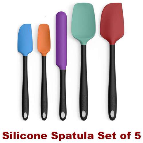 Silicone Spatula Set for Baking Cooking Kitchen Frying