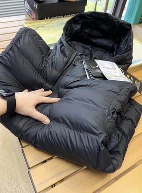 Ander Jurnal 轻量化棉衣男户外运动保暖防风防水连帽棉服外套男