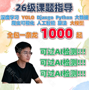 计算机一条龙服务Java程序设计Python大数据软件工程项目搭建系统