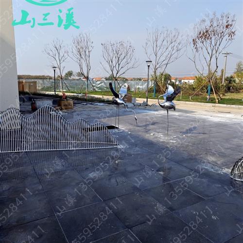 定制户外不锈钢假山摆件线形别墅管片型园林水景观雕塑装饰艺术品