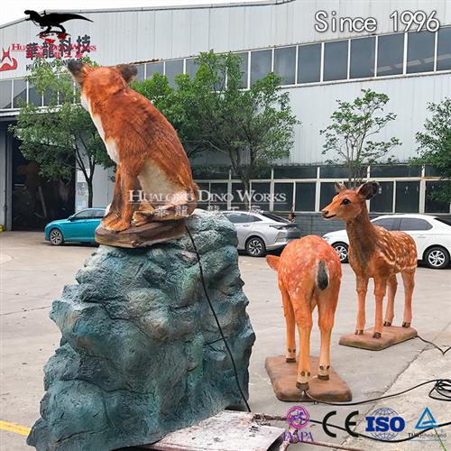 自贡南国灯城仿真恐龙源头厂家华龙科技设计生产仿真动物模型