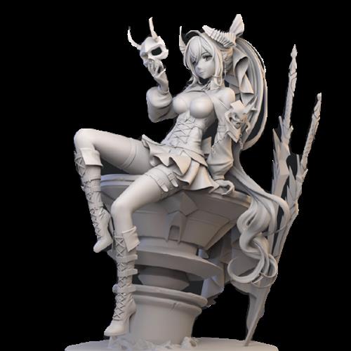 dmax建模代建zbrush游戏人物手办blender模型stl盲盒cd设计制作