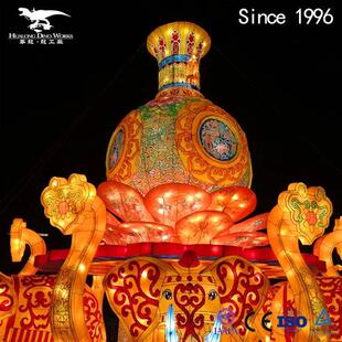 彩灯花灯夜游巡展大唐盛世春节彩灯传统工艺纯手工制作