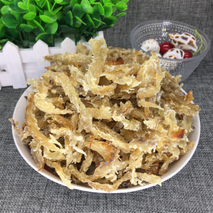 500g青岛特产烤鱼肉干即食海味鱼零食香甜烤鱼干模拟蟹肉带刺鳕鱼
