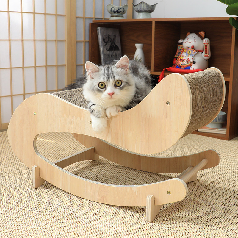 贵妃椅猫抓板磨爪器猫沙发猫窝晒太阳不掉屑保护沙发瓦楞纸猫床,宠物/宠物食品及用品,猫抓板,淘宝优惠券,粉丝福利购,淘宝优惠卷