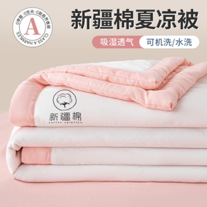 A类新疆纯棉夏季薄款空调被双人夏凉被