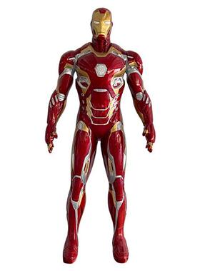 钢铁侠摆件大型漫威玻璃钢发光雕塑商场店铺影院卡通落地装饰模型