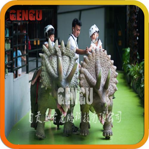 华丽角龙仿真恐龙恐龙化石恐龙模型恐龙骨架大型仿真产品