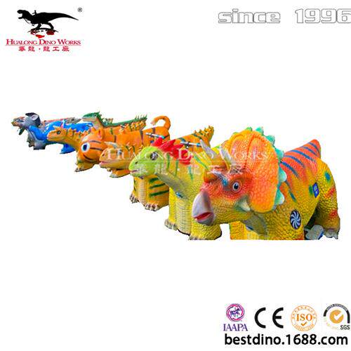 儿童骑行恐龙小车商场广场地摊经济热销产品华龙龙工厂制造