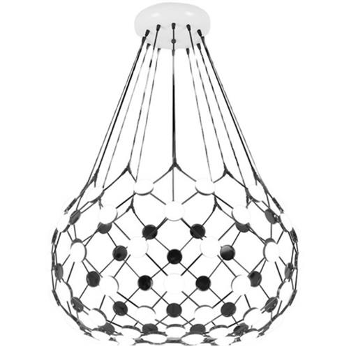 意大利设计师复式楼客厅灯酒店大堂围棋灯楼梯间个性渔网艺术吊灯