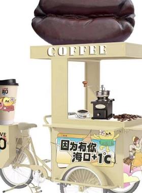 现代创意网红咖啡豆定制模型玻璃钢雕塑店铺门头招牌灯箱装饰摆件