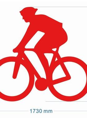 现货自行车雕塑不锈钢剪影竞技运动模型广场公园抽象骑行人物摆件