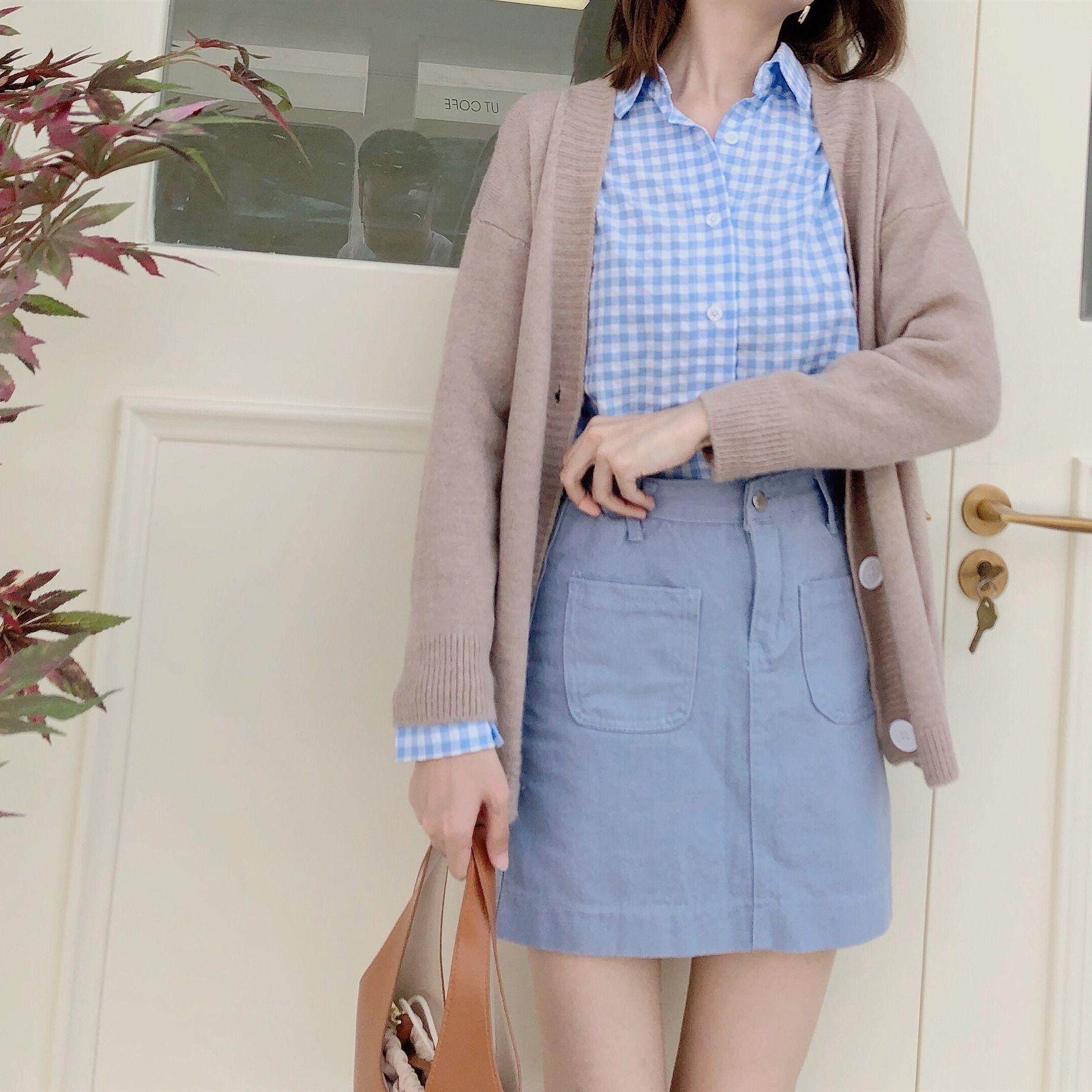 春秋季新款韩版显瘦时尚A字裙大码高腰显瘦包臀裙半身裙短裙女在类目 女装/女士精品, 半身裙中 - 来自Buy2taobao.com提供专业的淘宝代购服务