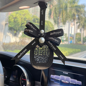 法式 饰品香氛女士持久淡香 车载香水挂件汽车出风口香薰网红摆件装