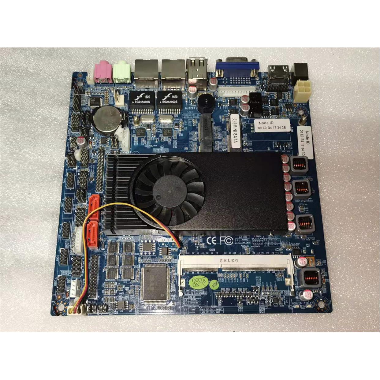 ITX-1037T-62CL迷你双千兆一体机广告机主板 lvds 6com软路由群辉