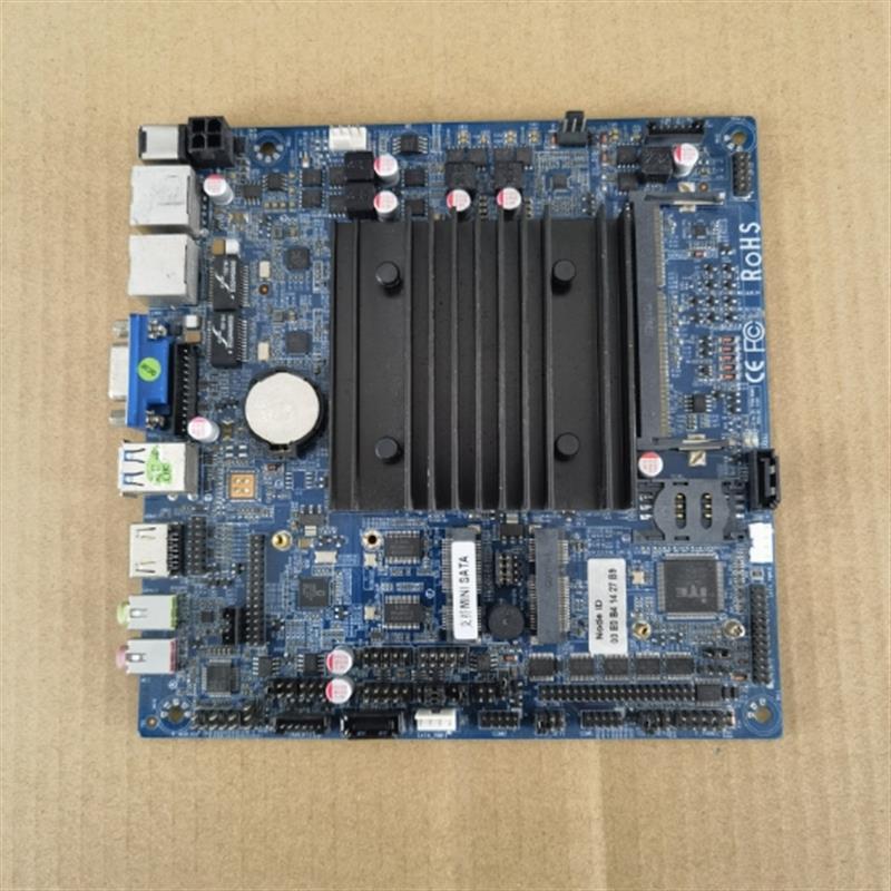 工控一体机 台式LR-J1900T2 四核收银工控机一体机主板 双网口