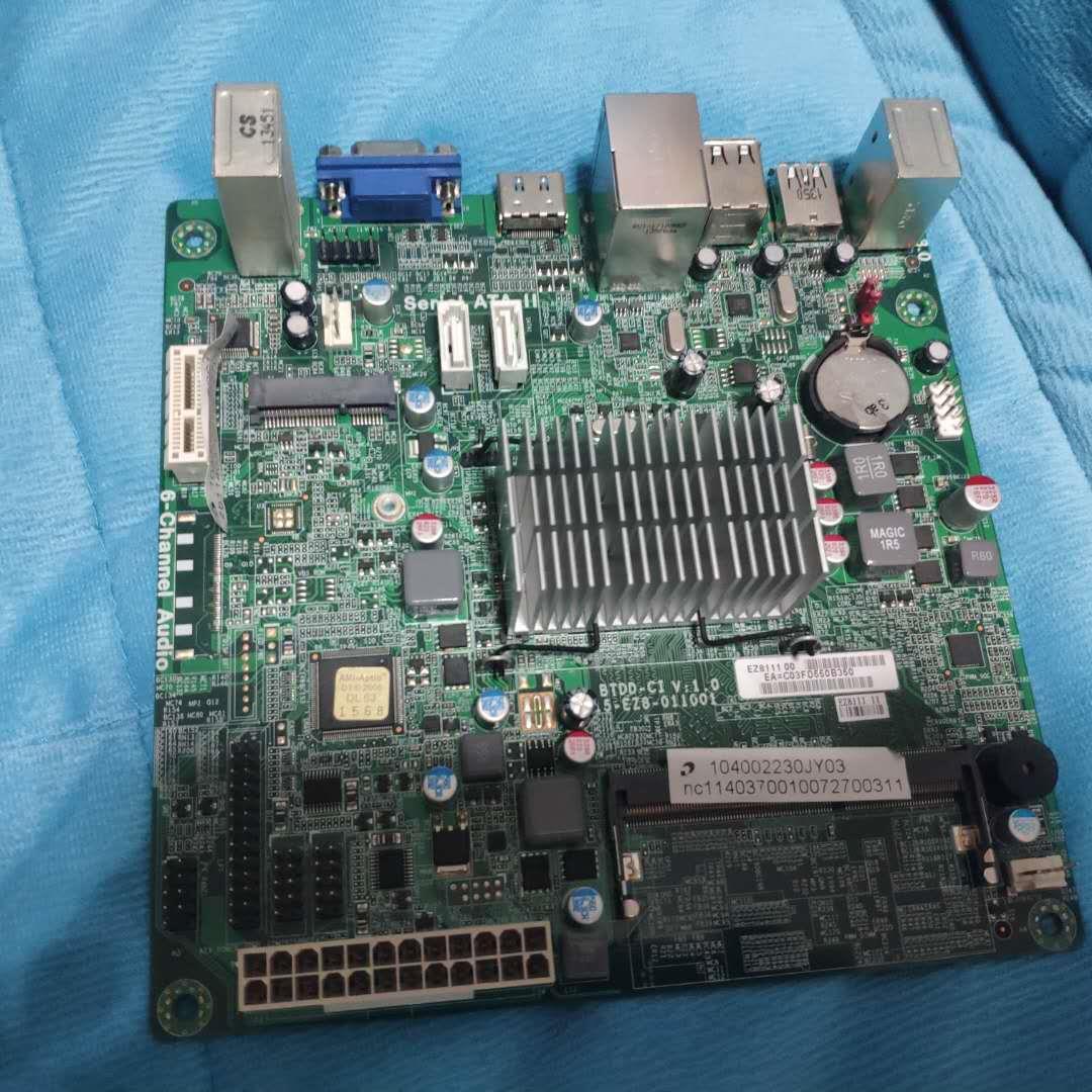 迷你工控itx主板BTDD-CI/J1900/J2900PM-J1900C//PCIe/LPT群晖NAS